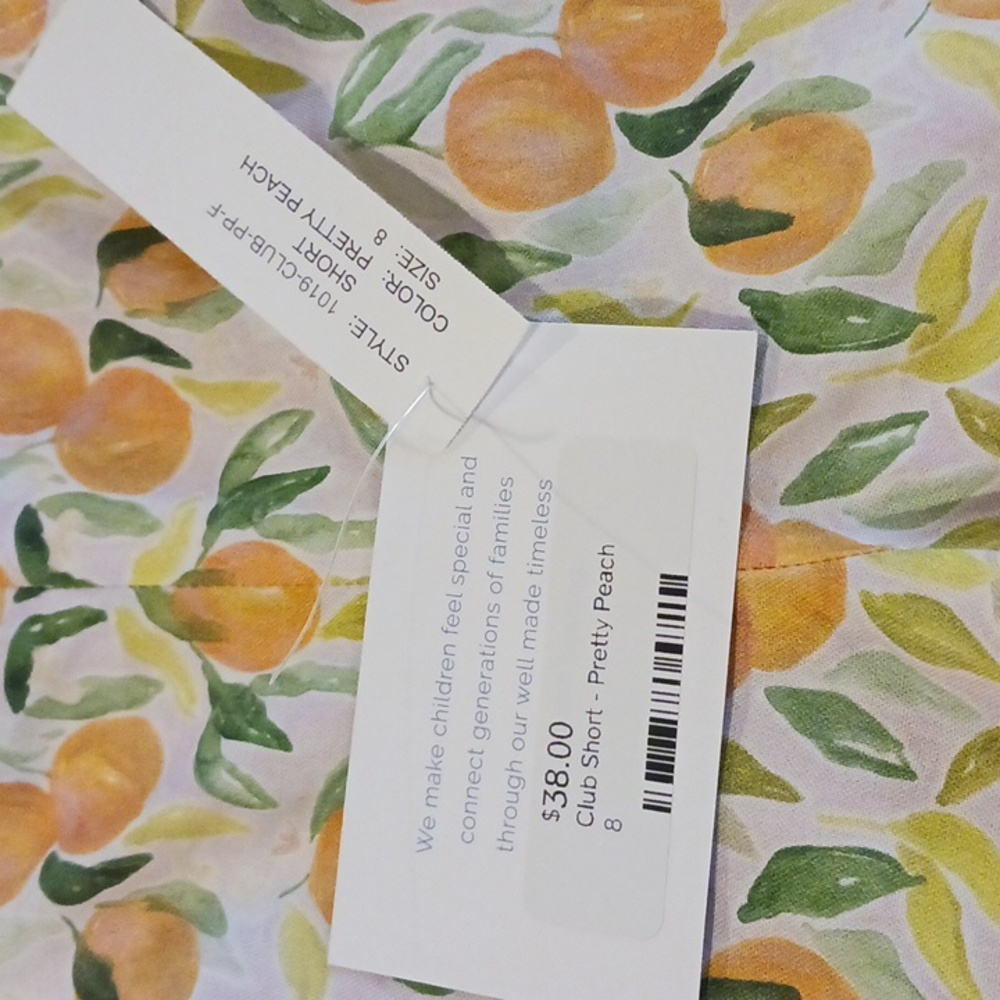 NWT J. Bailey Girl's Pretty Peach short set size 8 - Picture 6 of 9